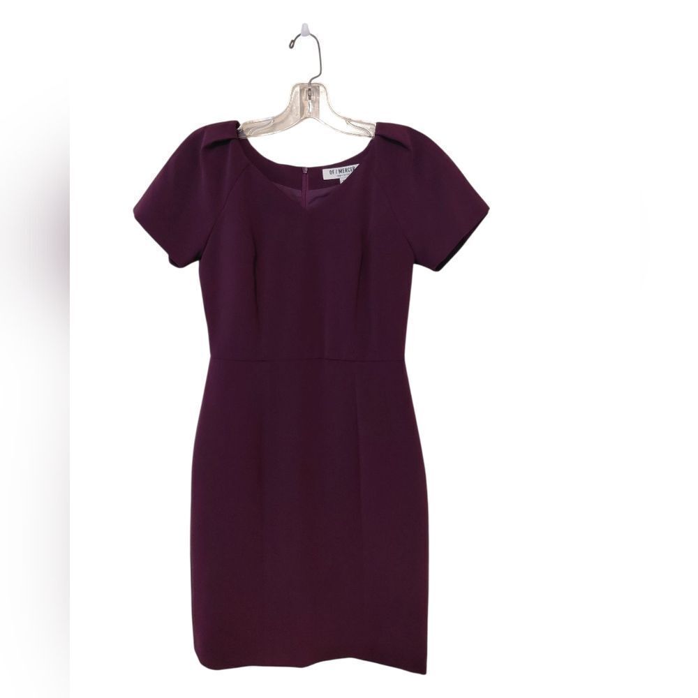 OF MERCER Plum Henry Dress Officewear NWT Size 0